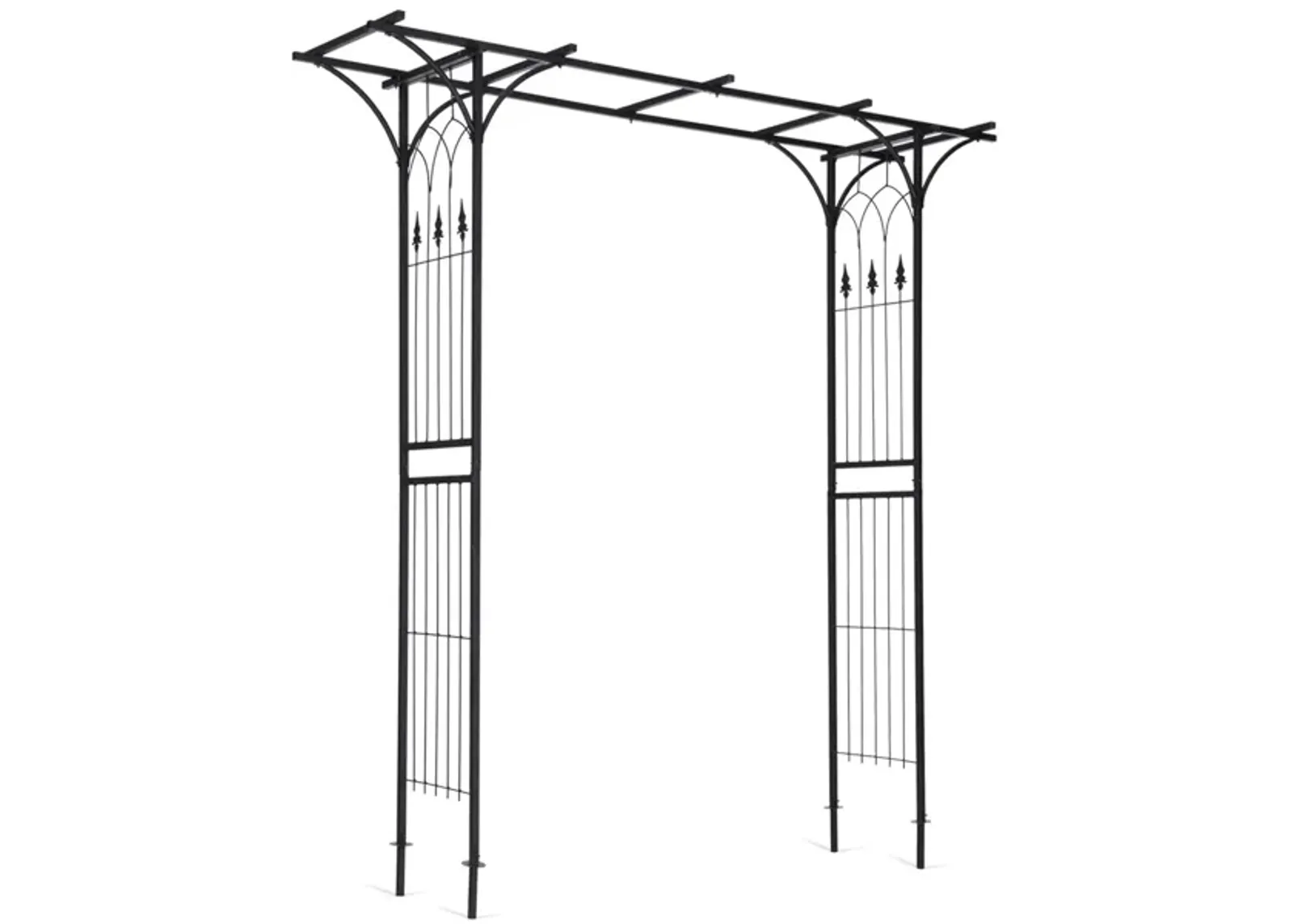 81 x 20 Inch Metal Garden Arch for Various Climbing Plant