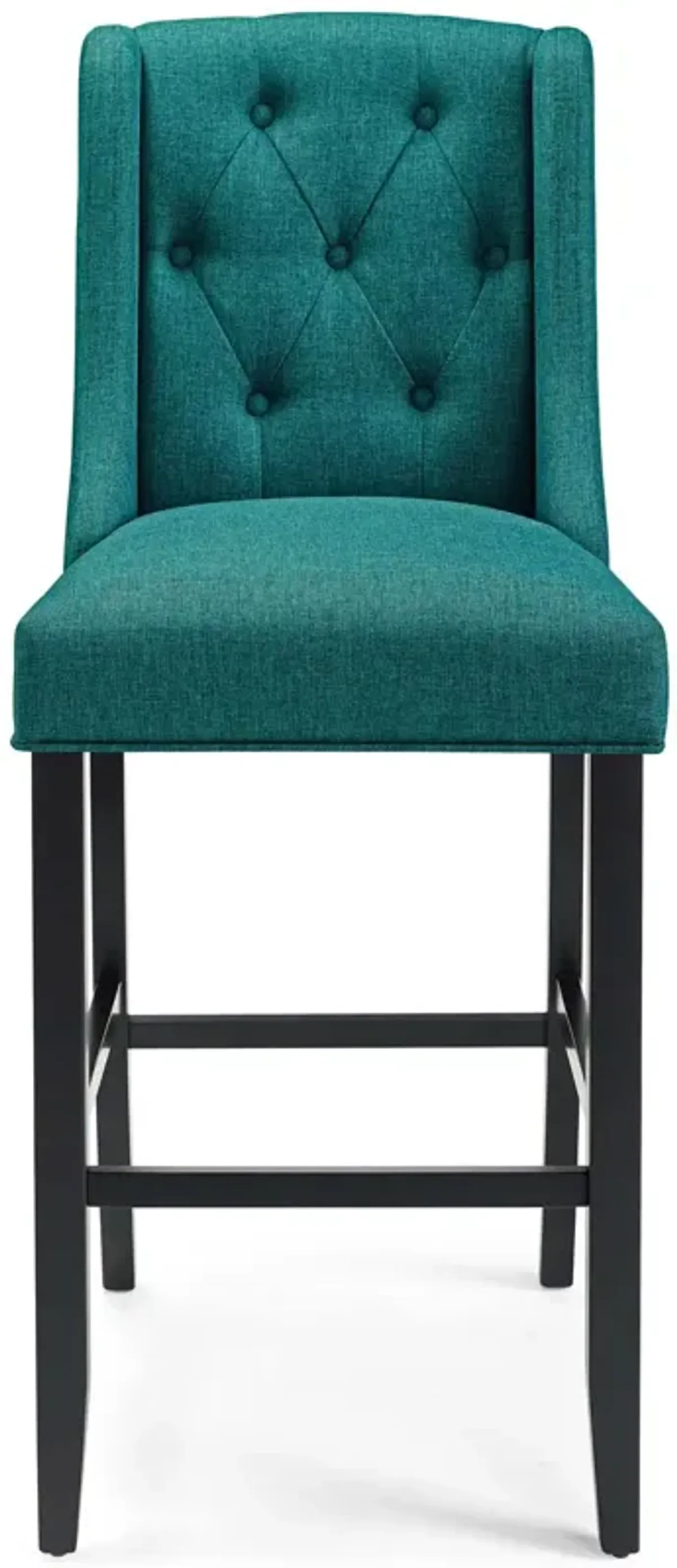 Baronet Tufted Button Upholstered Fabric Bar Stool