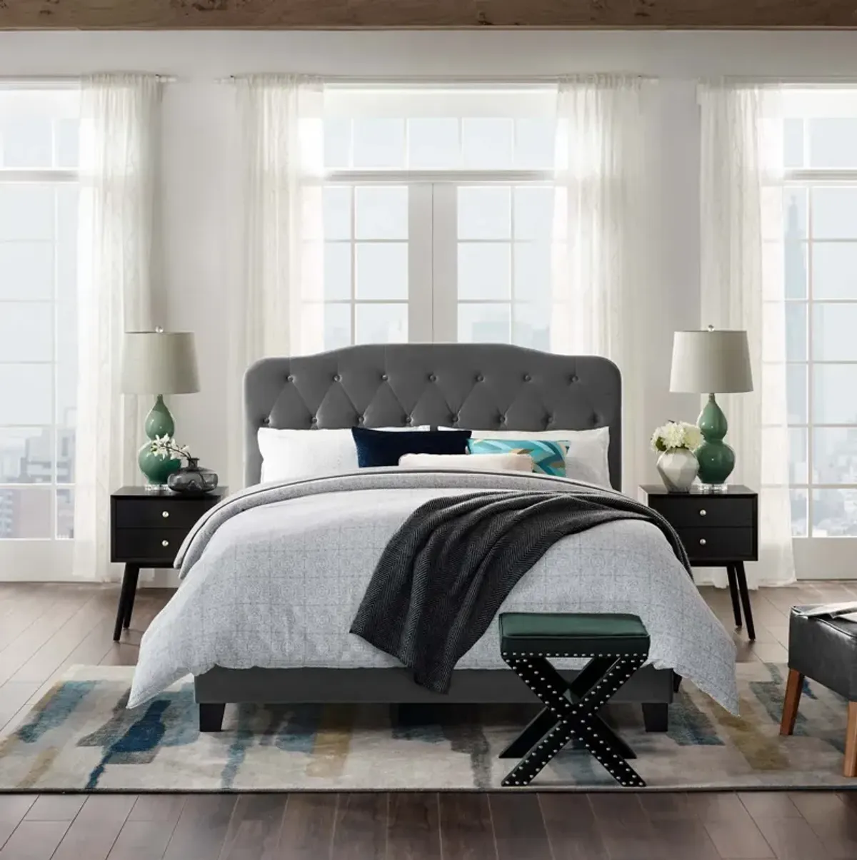 Modway - Amelia Full Performance Velvet Bed