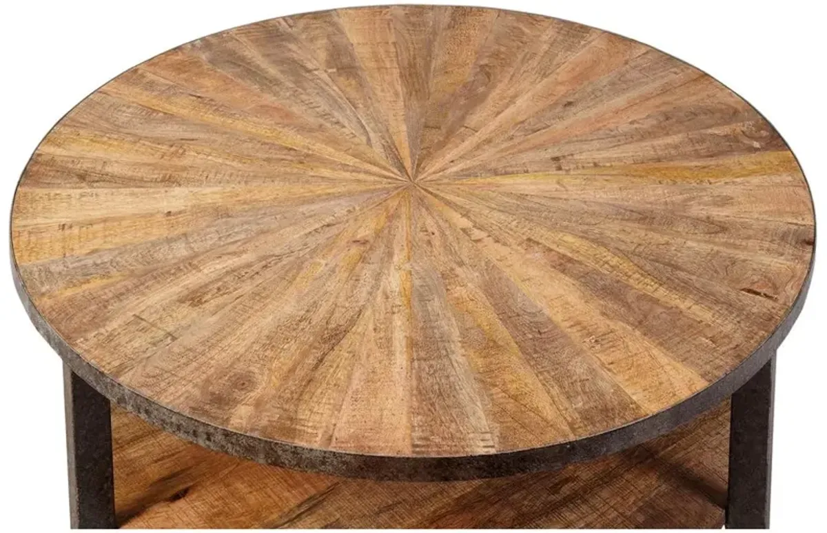 Carolina Living Chelsea Round Coffee Table - Natural