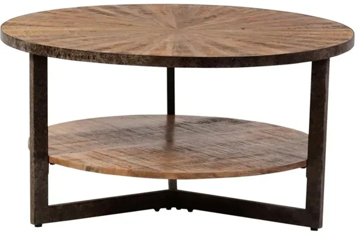 Carolina Living Chelsea Round Coffee Table - Natural