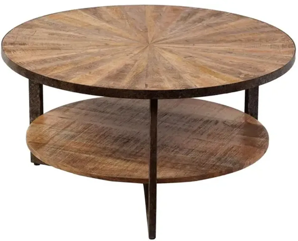 Carolina Living Chelsea Round Coffee Table - Natural