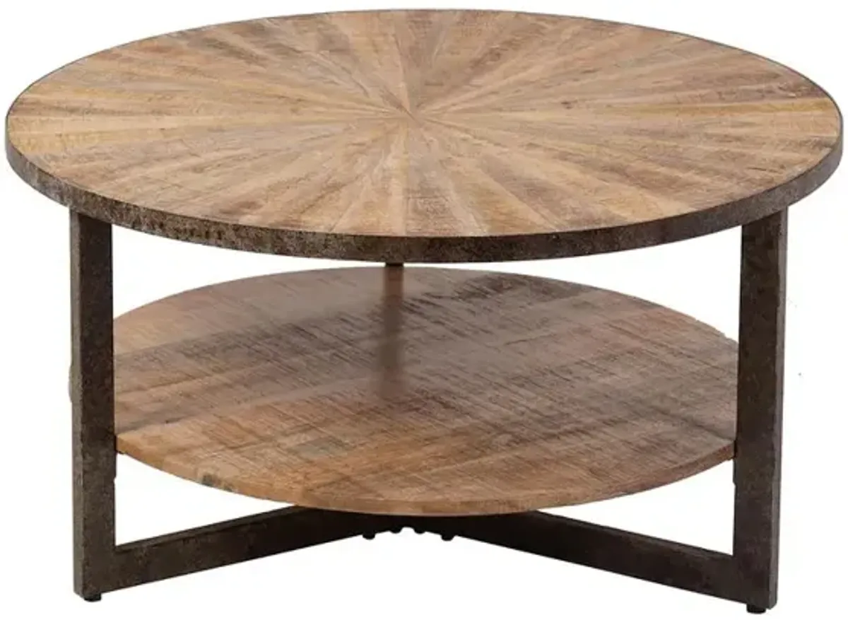 Carolina Living Chelsea Round Coffee Table - Natural