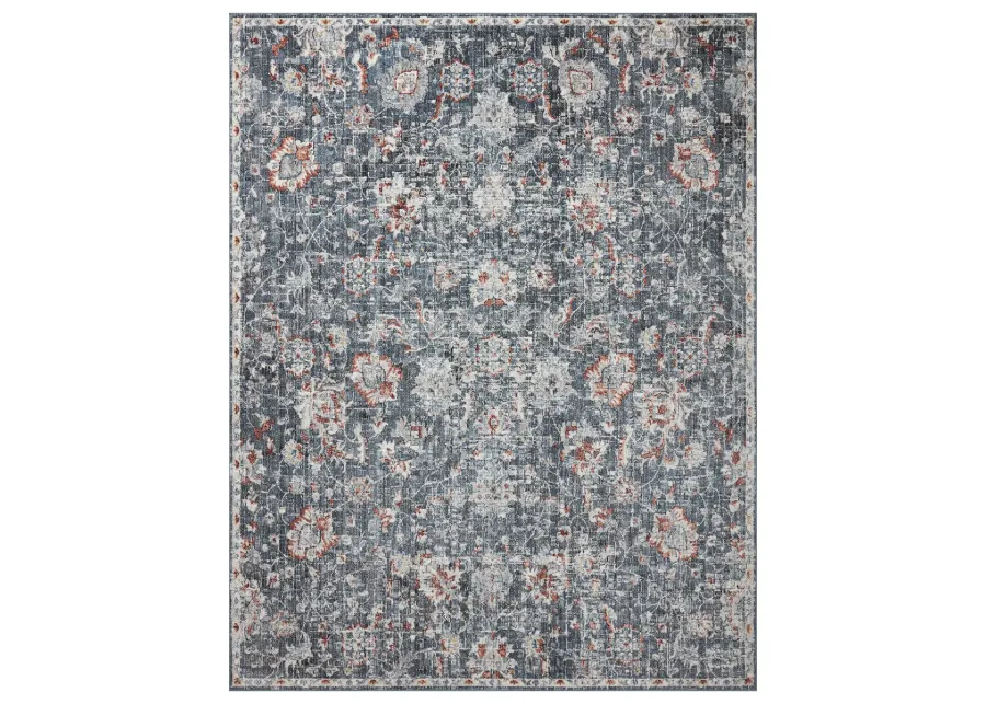 Cassandra CSN04 Blue/Rust 6'7" x 9'3" Rug