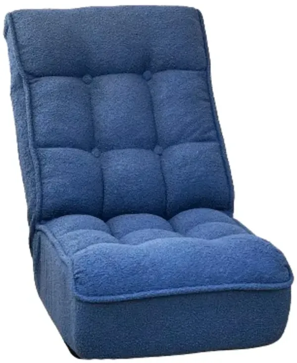 Hivvago Single Seater Japanese Style Thick Cushioned Lazy Tatami Recliner Sofa