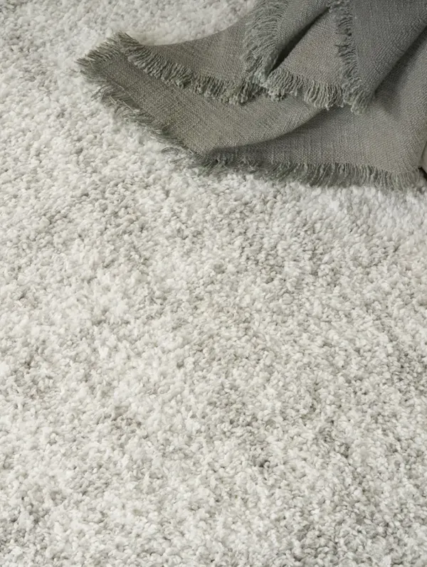 Modern Shag MMD06 Ivory/Gray 3'11" x 5'11" Rug