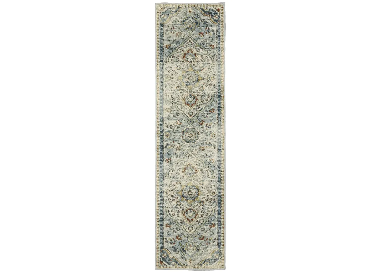 Branson 1'10" x 7'3" Blue Rug