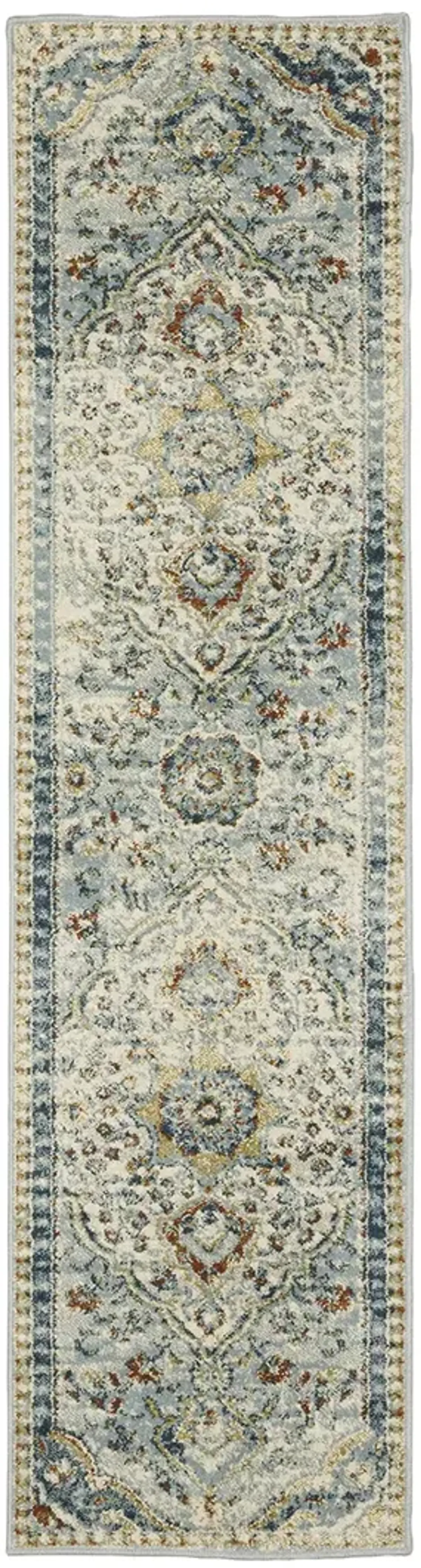 Branson 1'10" x 7'3" Blue Rug