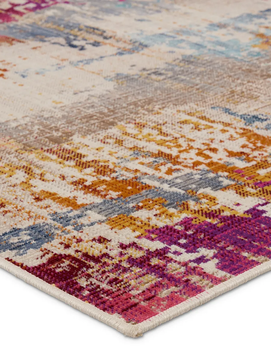 Bequest Vidame Multicolor 3' x 8' Runner Rug