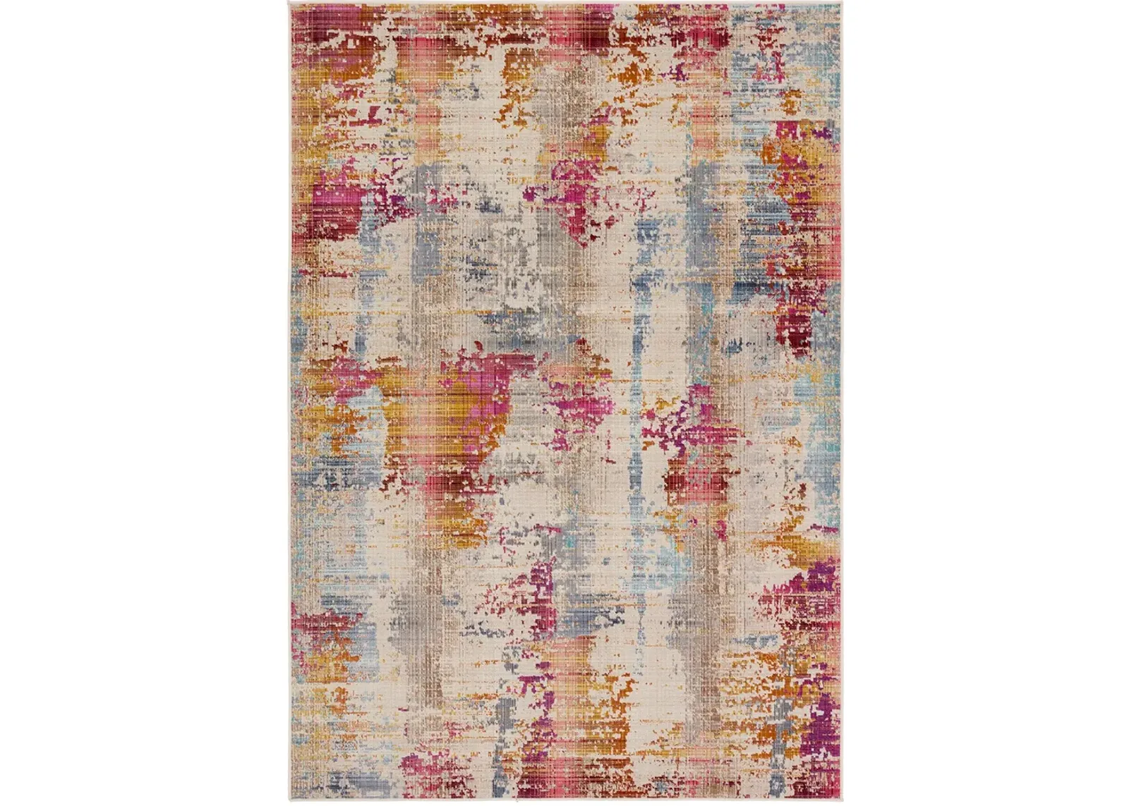 Bequest Vidame Multicolor 3' x 8' Runner Rug