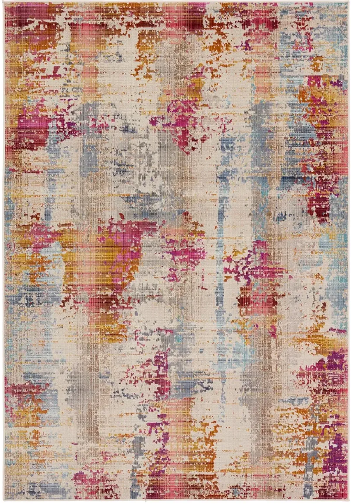 Bequest Vidame Multicolor 3' x 8' Runner Rug