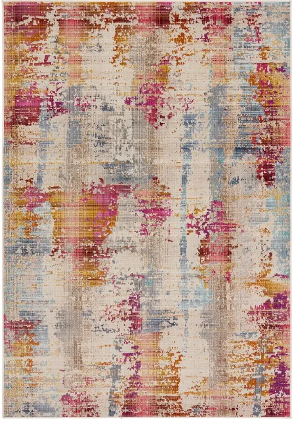 Bequest Vidame Multicolor 3' x 8' Runner Rug
