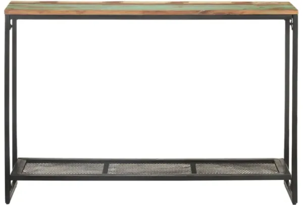 vidaXL Console Table 43.3"x13.8"x29.5" Solid Reclaimed Wood
