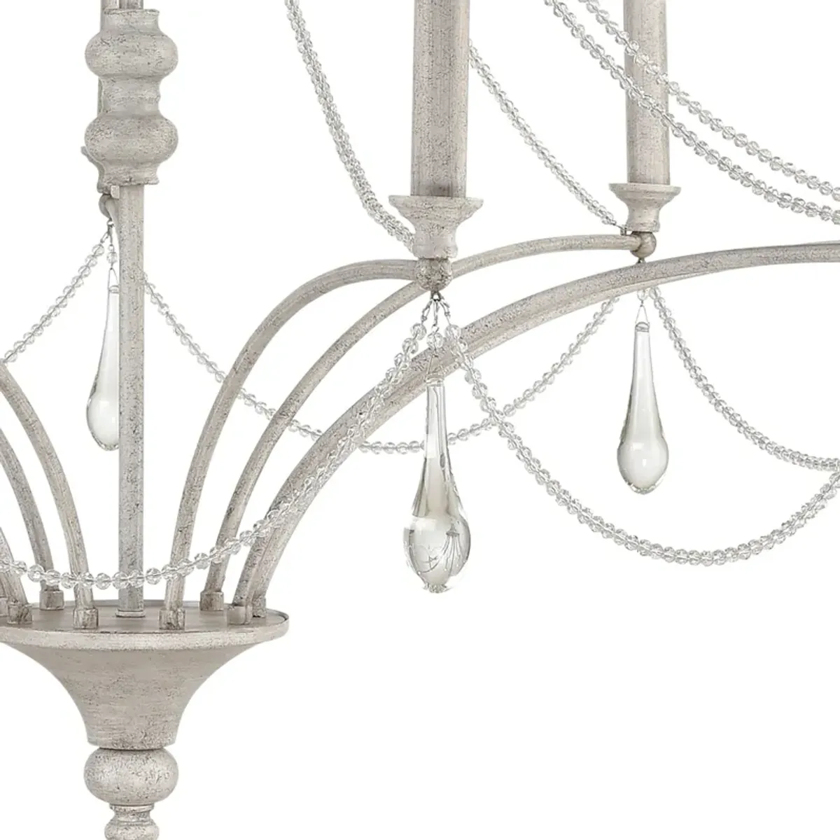 French Parlor 38'' Wide 9-Light Chandelier