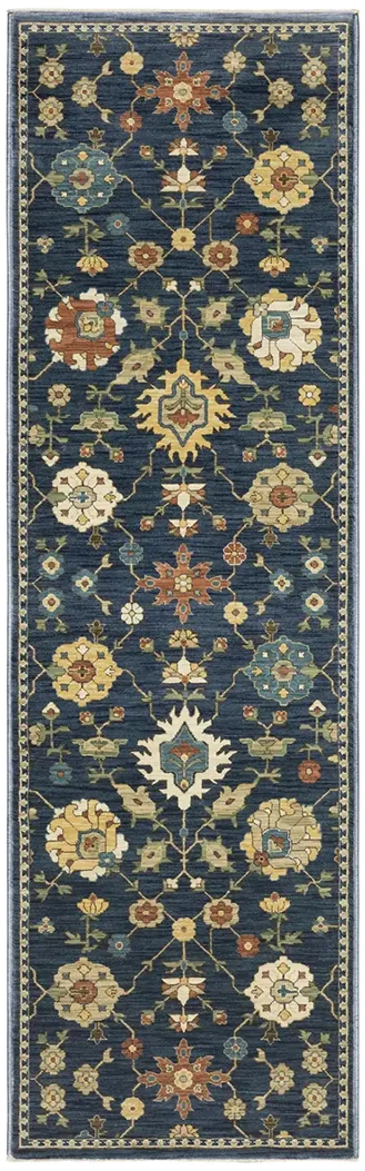 Francesca 2' x 3' Blue Rug