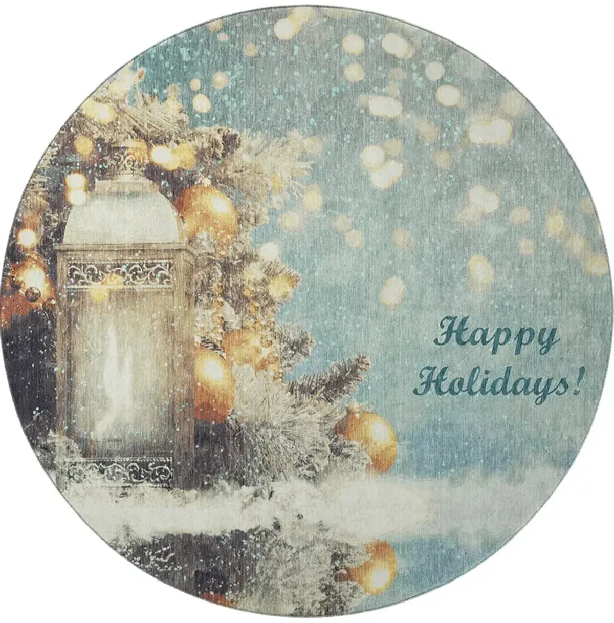 Merry & Bright MY3 8' Round Rug