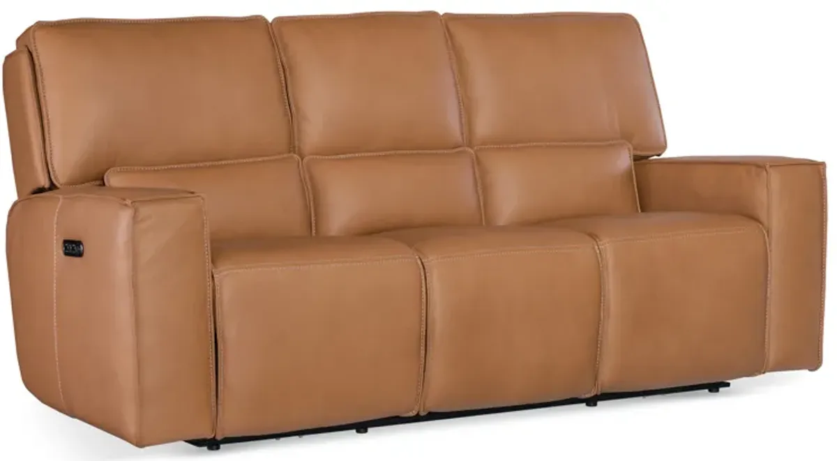 Miles Zero Gravity Power Sofa in Brown