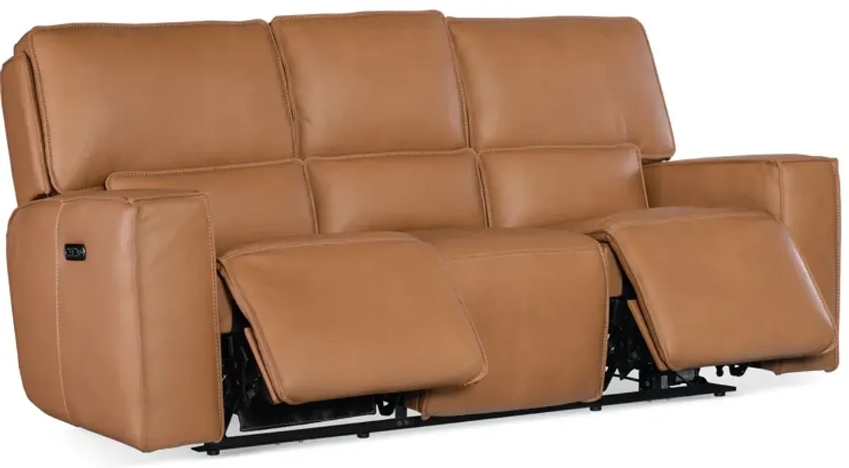 Miles Zero Gravity Power Sofa in Brown