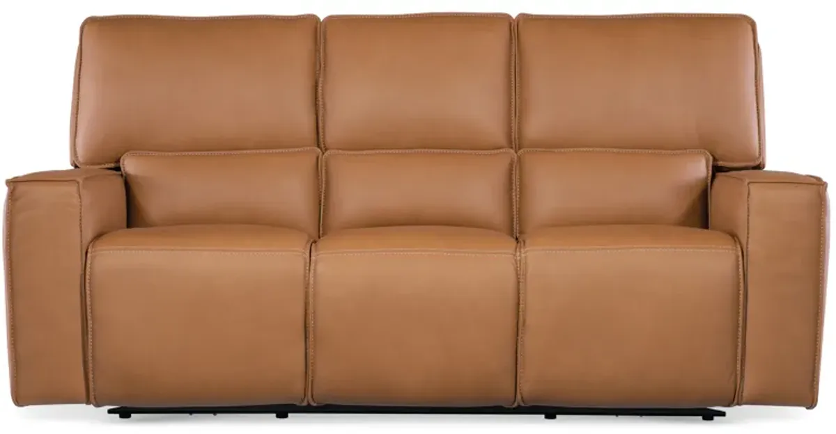 Miles Zero Gravity Power Sofa in Brown