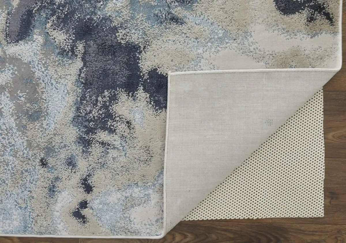 Astra 39L4F Blue/Gray/Ivory 2'10" x 7'10" Rug