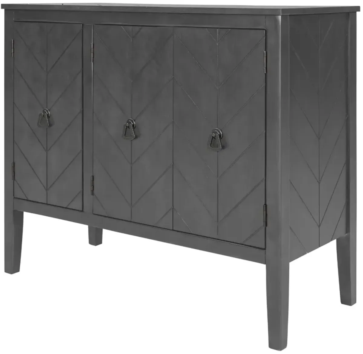 Merax Accent Storage Cabinet Wooden Cabinet with Adjustable Shelf