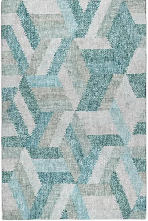 Lorenzo LN1 Teal 30" x 46" Rug