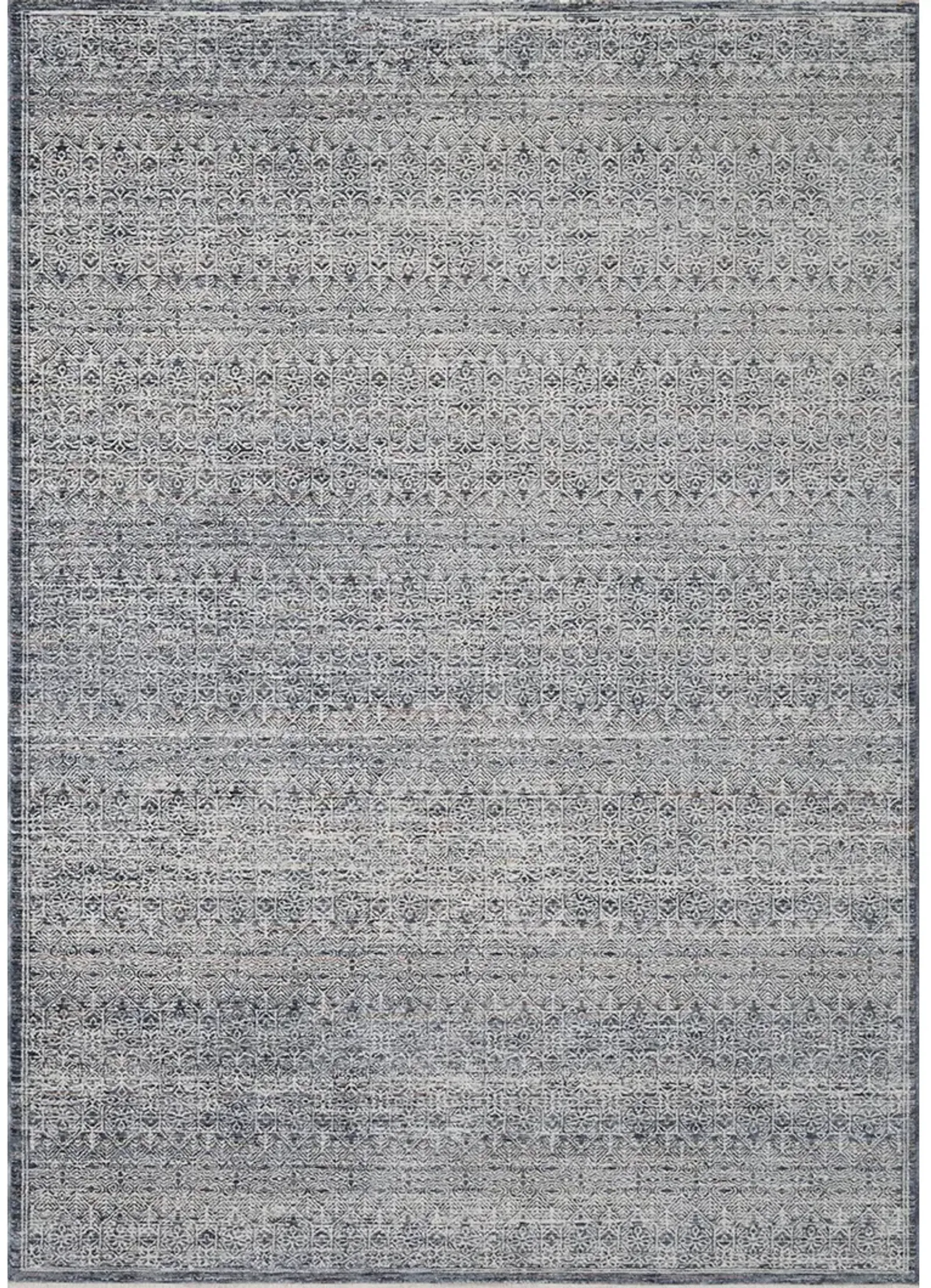 Zuma ZUM01 Denim/Ivory 3' x 3' Round Rug