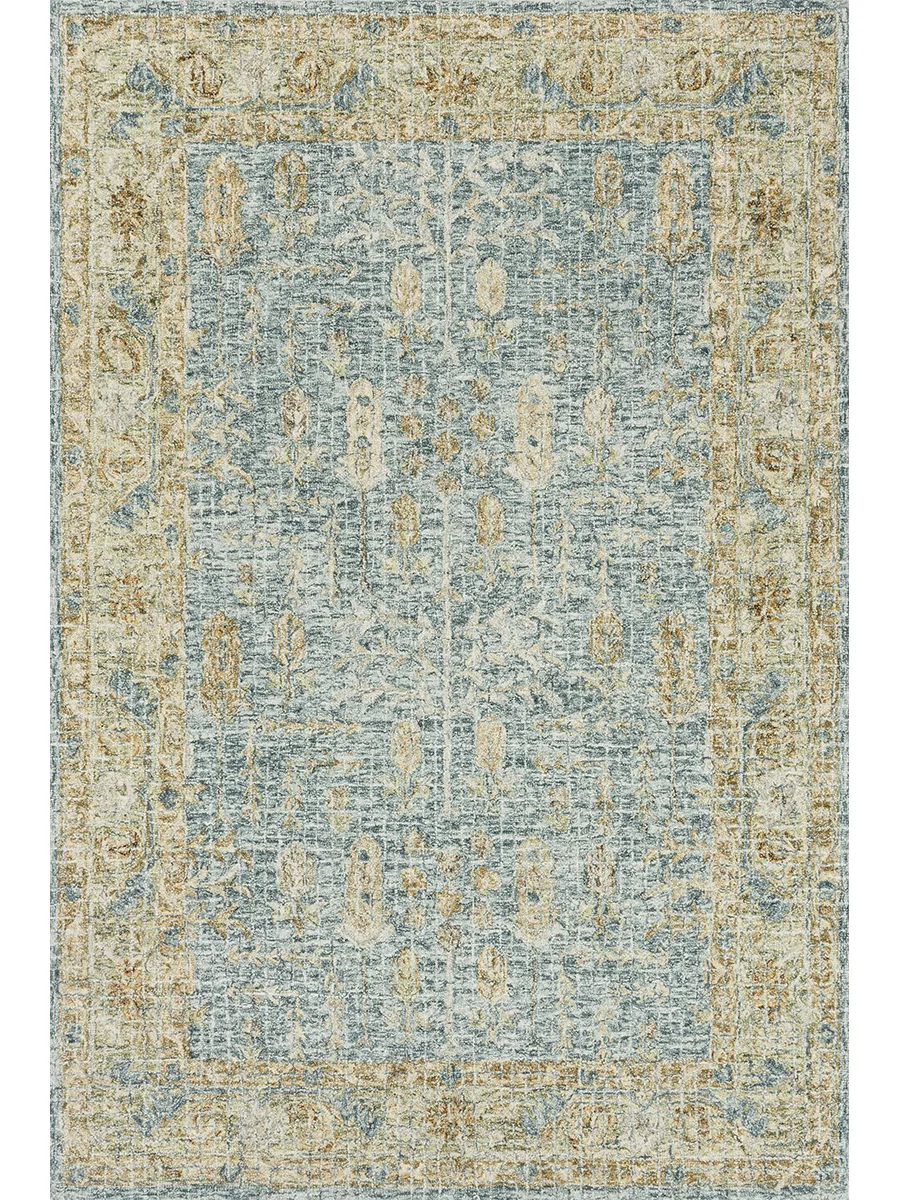 Julian Blue/Gold 9'3" x 13' Rug