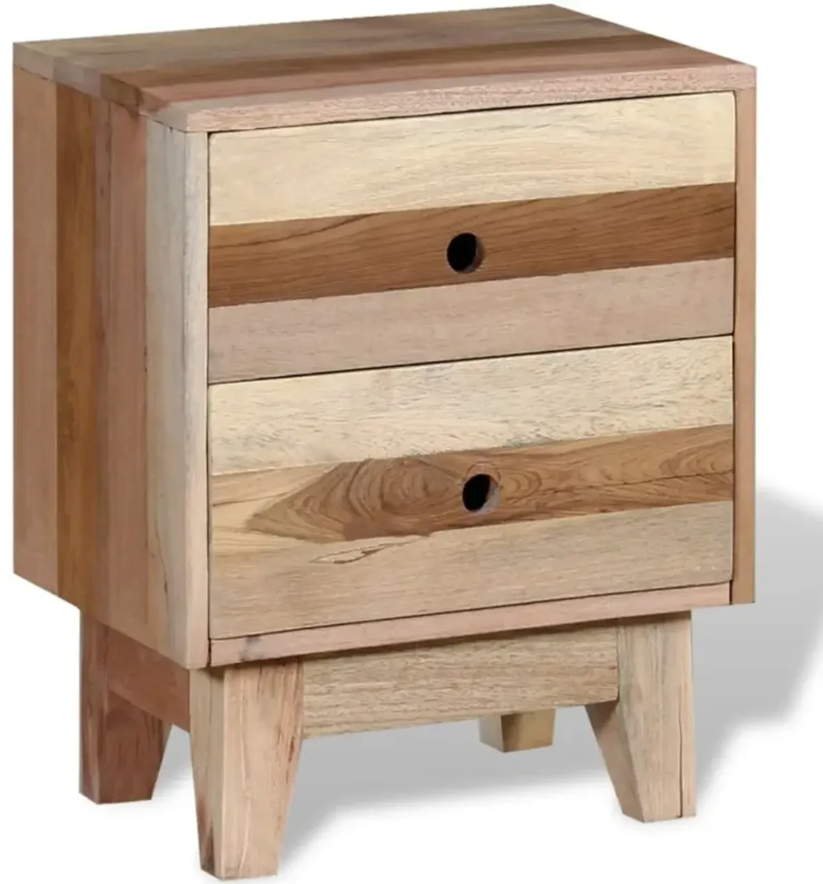 vidaXL Bedside Cabinet Solid Reclaimed Wood