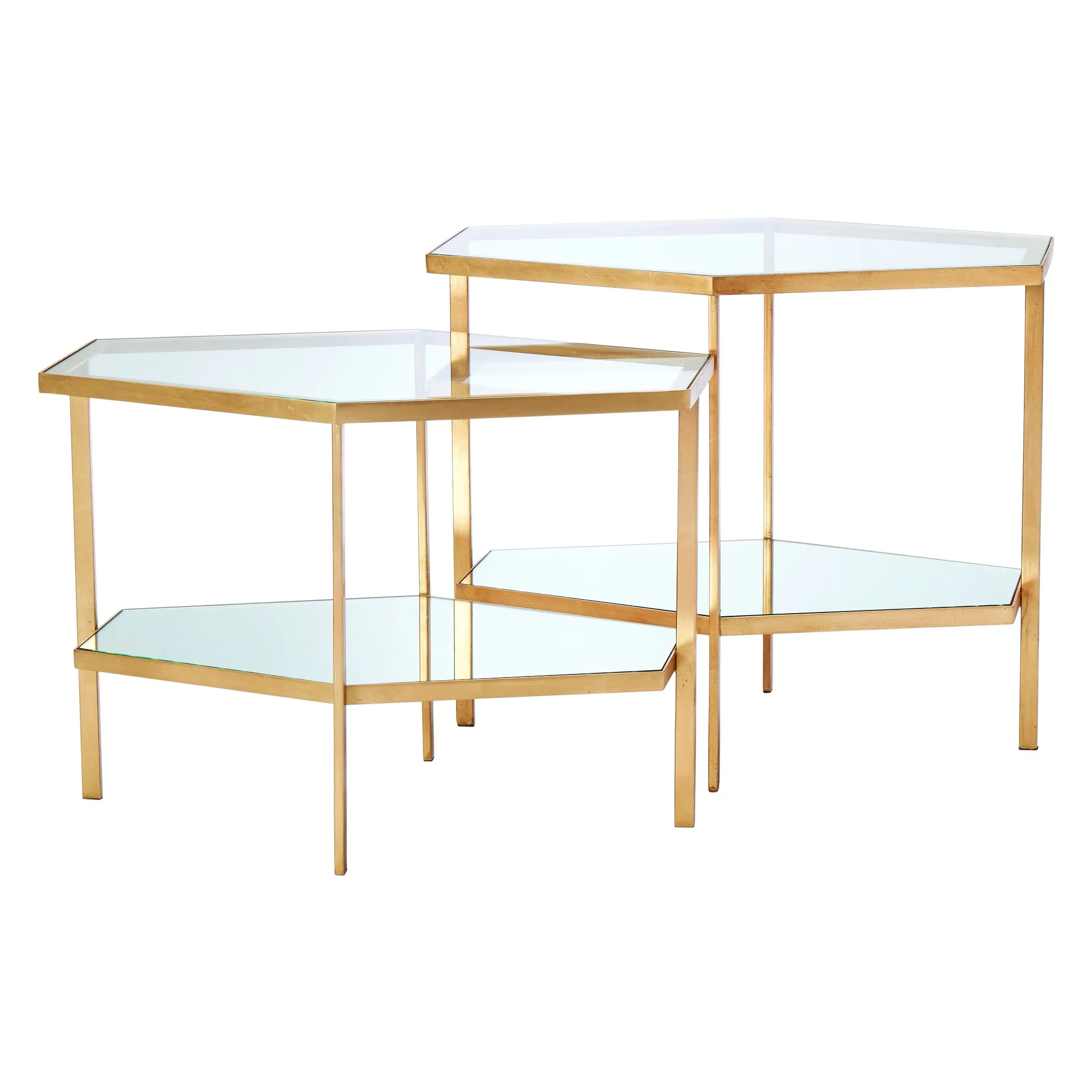 Hexagon Table-Gold Short