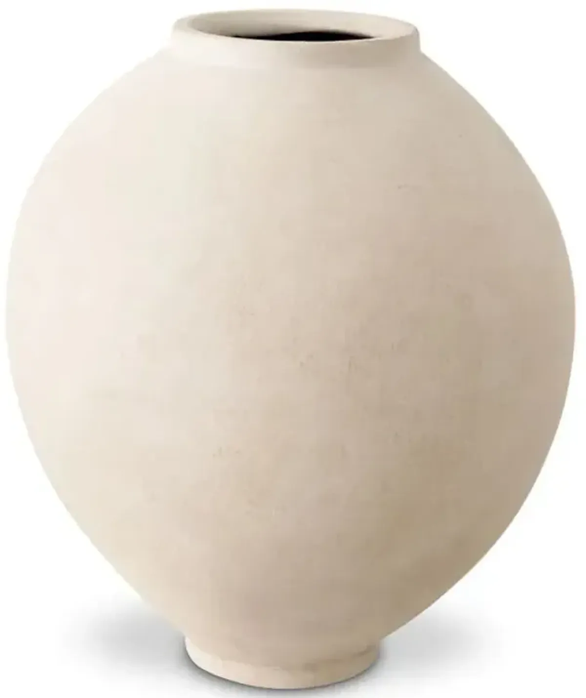 Vase Moon Jar sandstone finish M