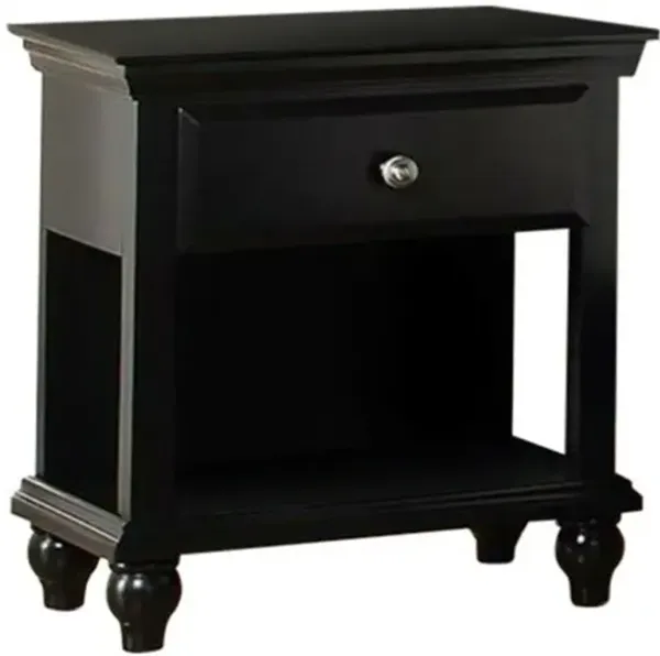 Lyndon Nightstand With One Drawer And Shelf In Finish