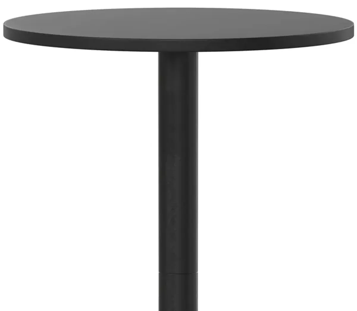 23.25RD Black Fold Bar Table