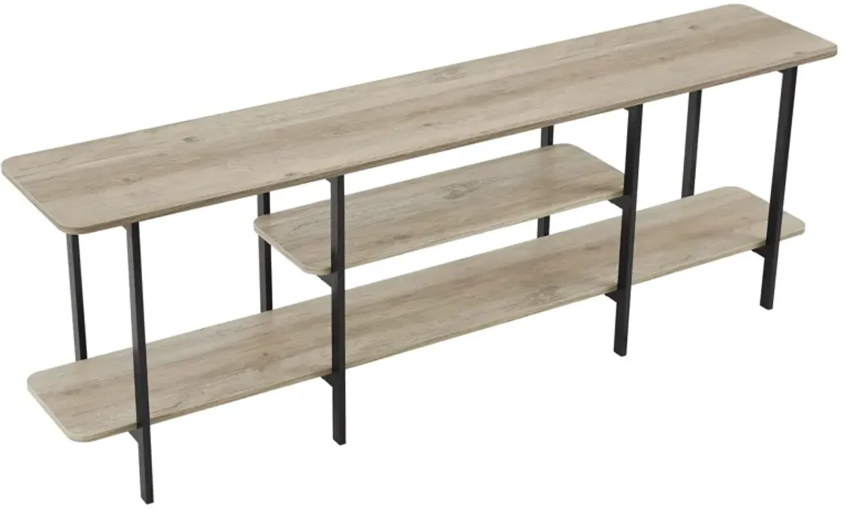 Celine Large Gray Console Table