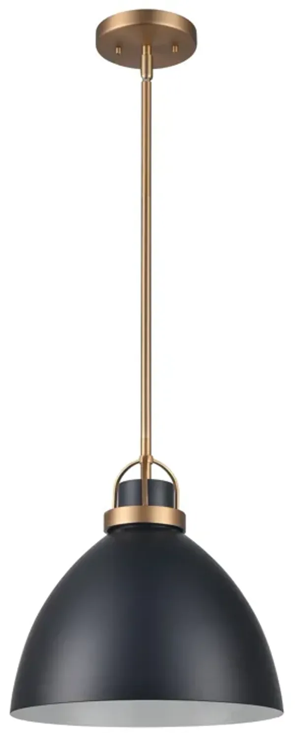 Somerville 12'' Wide 1-Light Bronze Pendant