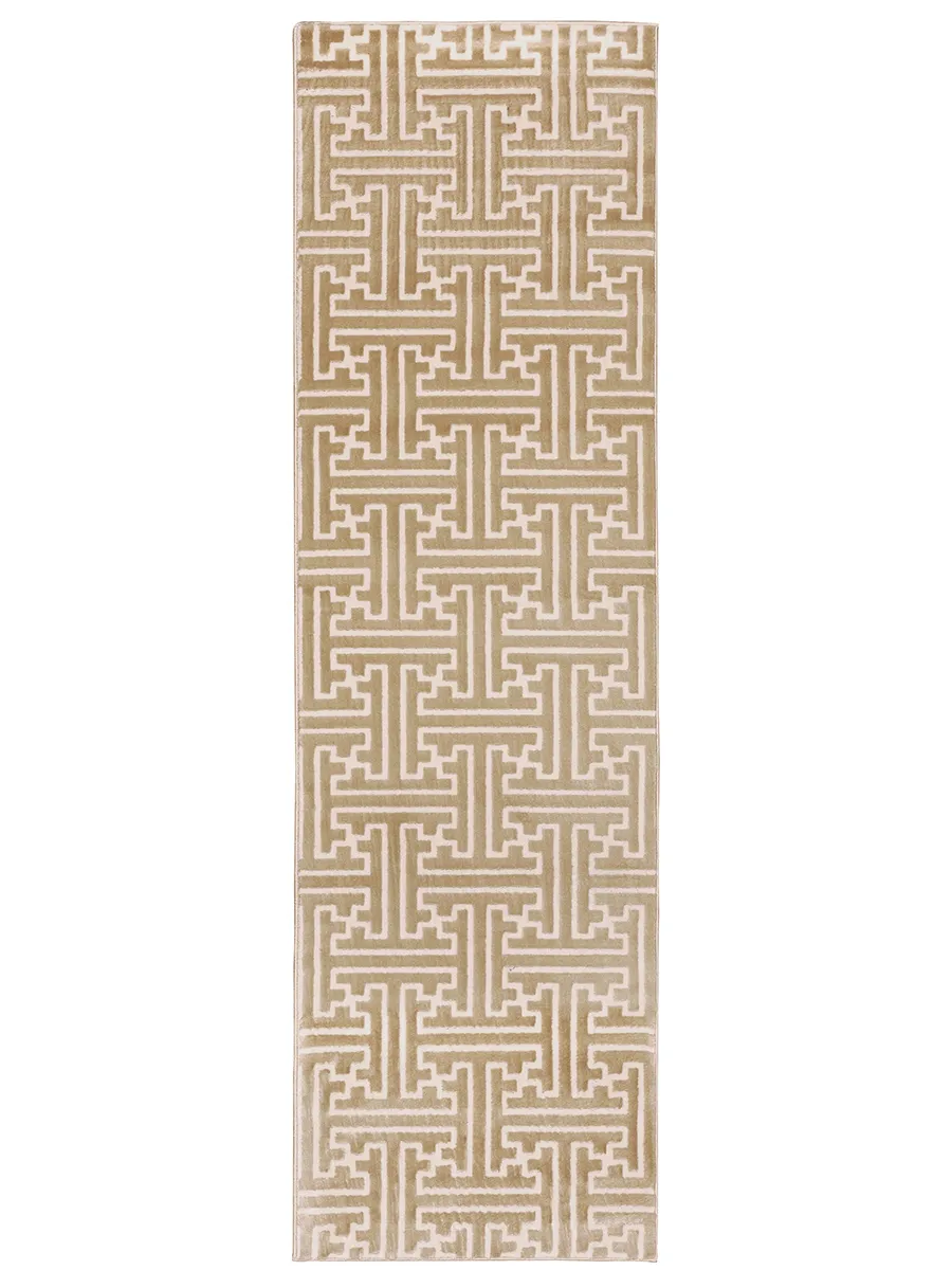 Bowen 2'3" x 7'6" Gold Rug