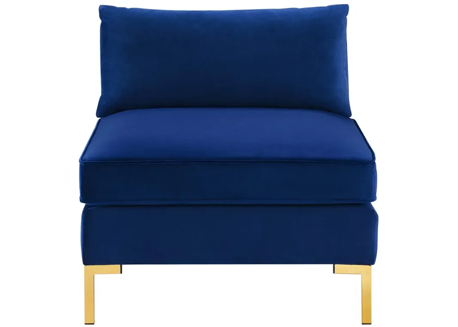 Ardent Performance Velvet Armless Chair