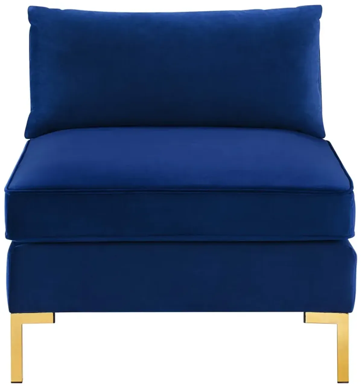 Ardent Performance Velvet Armless Chair