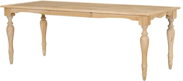 Merax Vintage Traditional Extendable Dining Table with Removable Leaf