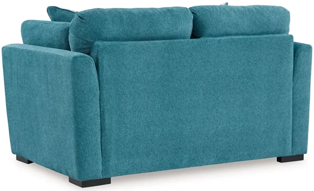 Keerwick Teal Loveseat