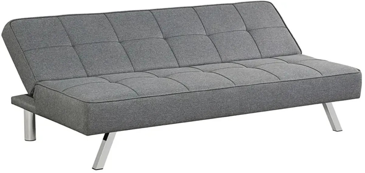 3-Seat Convertible Sofa Bed with High-Density Sponge for Living Room