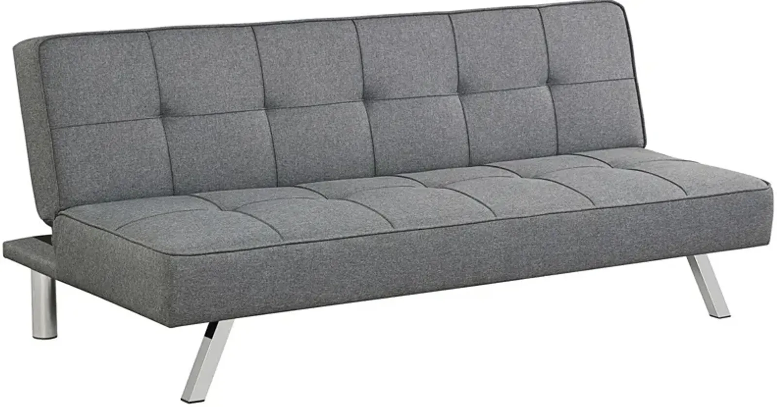 3-Seat Convertible Sofa Bed with High-Density Sponge for Living Room