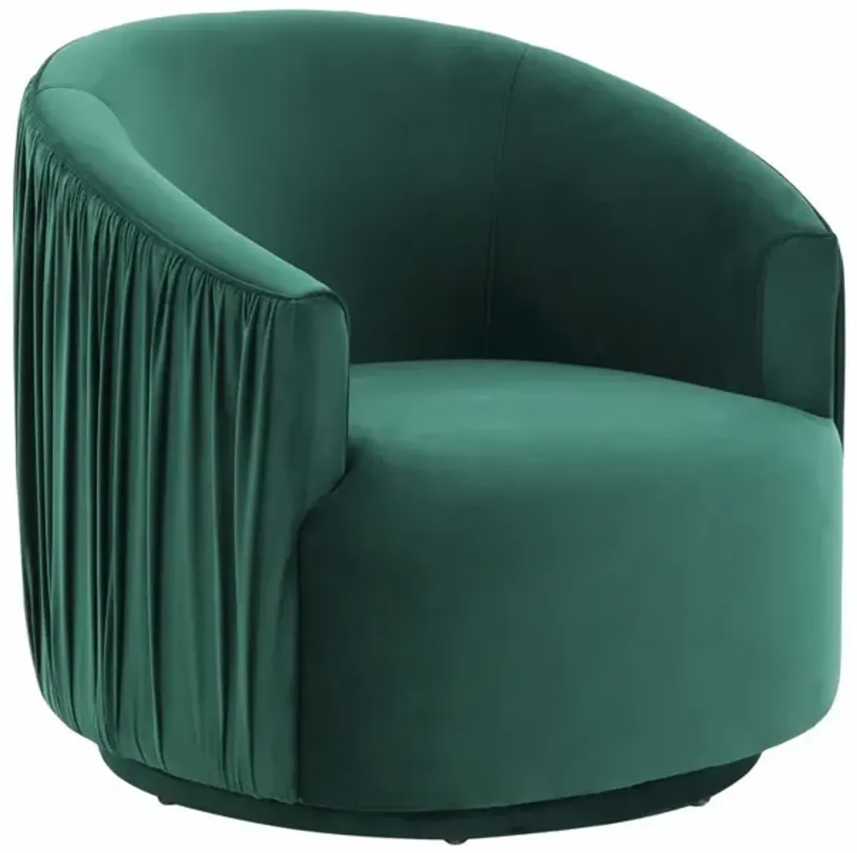 Belen Kox The Chic Pleated Velvet Swivel Lounge Chair, Belen Kox