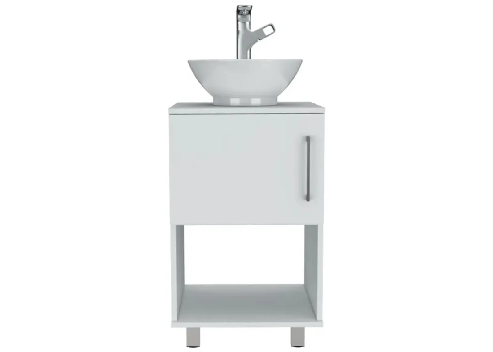 Saybrooke 1-Shelf Single Bathroom Vanity White