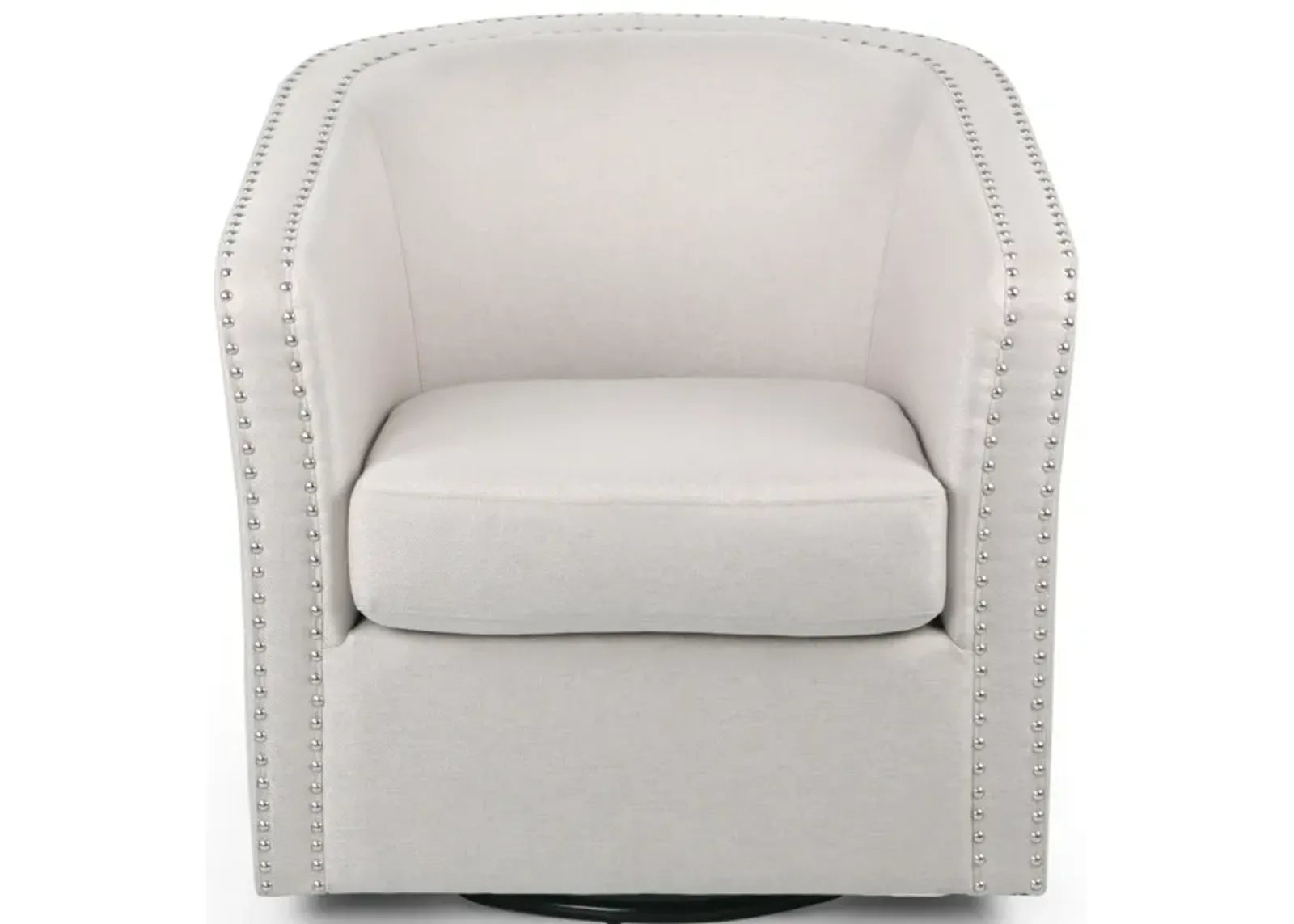 Merax Line Fabric Swivel Accent Chair