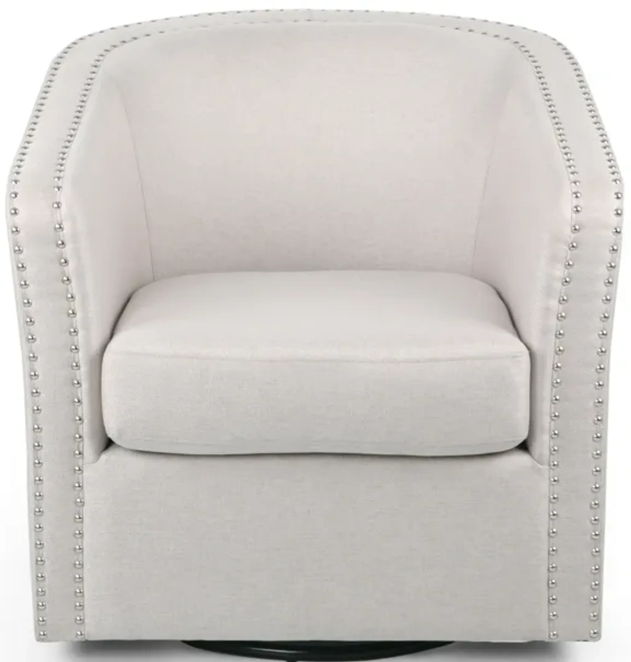 Merax Line Fabric Swivel Accent Chair Mathis Home | Furniture.com