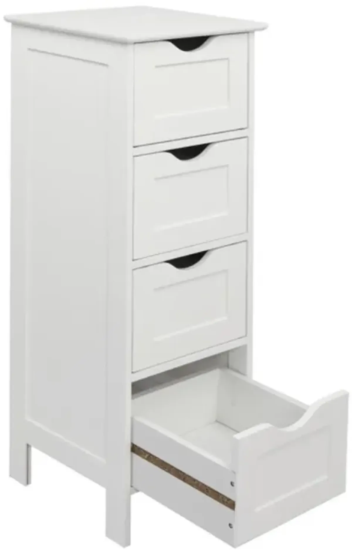 4-Drawer Storage Cabinet Space-Saving Organizer for Bathroom