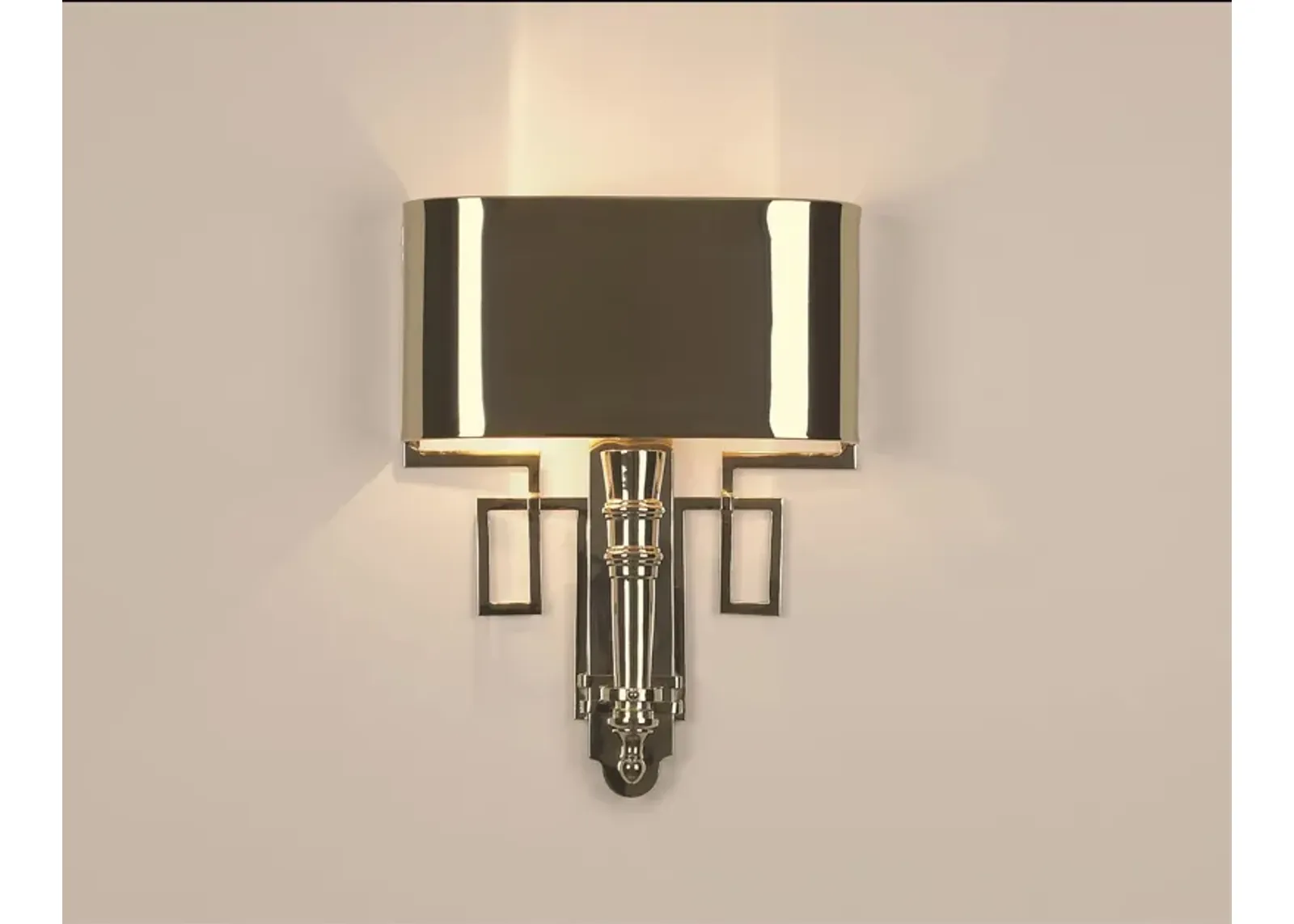 Torch Sconce Hardwire- Silver