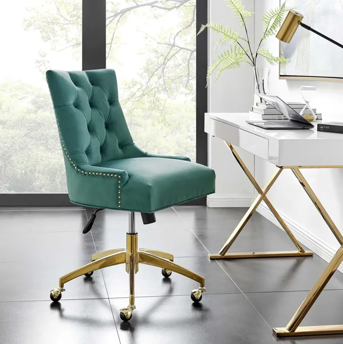 Modway Furniture - Regent Tufted Performance Velvet Office Chair