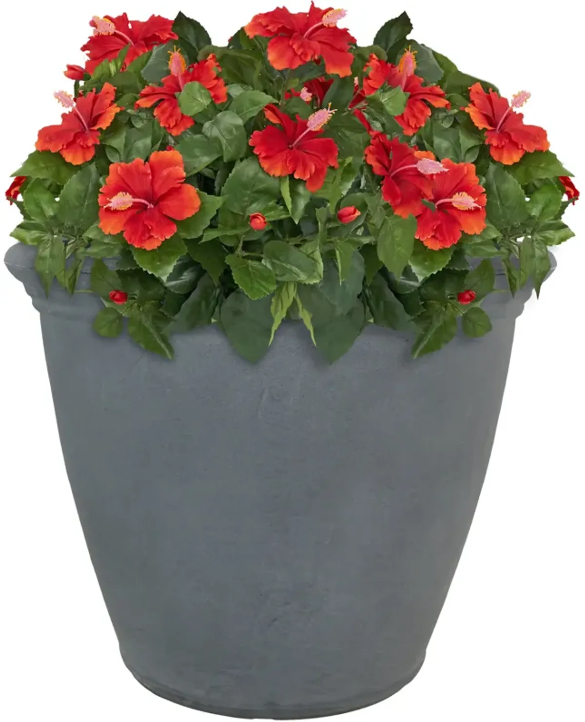 Sunnydaze 20 in Anjelica Polyresin Planter with UV-Resistance